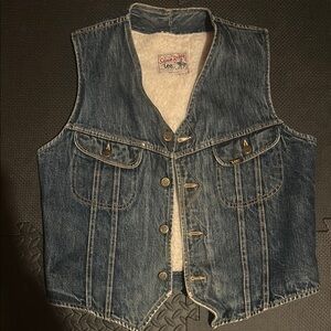 Lee Denim Vest with Sherpa Lining